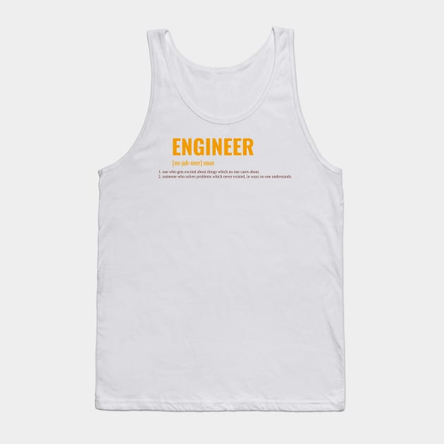 Definition of Engineer Tank Top by ForEngineer